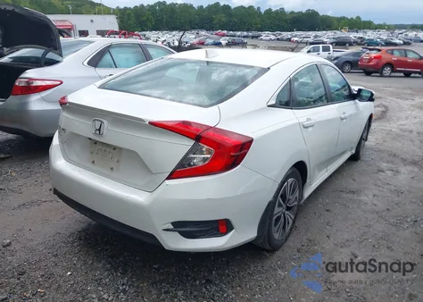 2017 Honda Civic Ex-L from USA, damaged, VIN 19XFC1F75HE023711